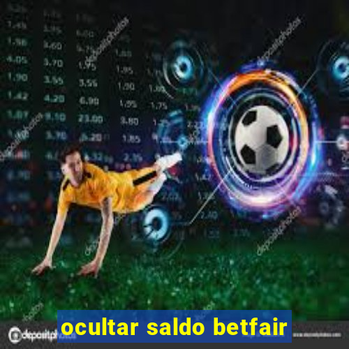 ocultar saldo betfair